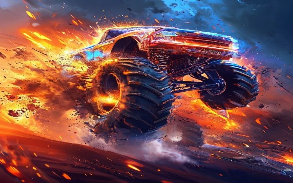 Monster Truck Speed Racing 3D